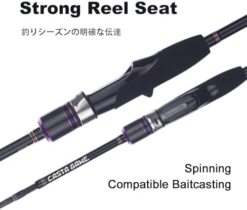 PURELURE Saltwater Spinning and Baitcasting Combo Rod Medium Heavy - Image 7