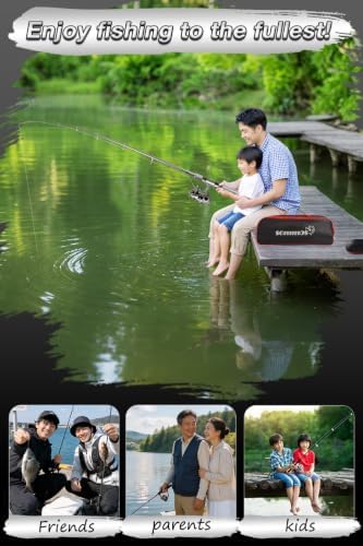 Fishing Rod and Reel Combo with 6.9ft Rod Reel Pliers Gripper Carrier Bag - Image 6