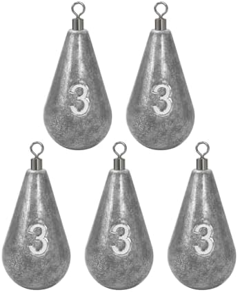 BLUEWING Casting Swivel Bell Sinkers Fishing Weights 1/2oz-8oz Drop Shot Dipsey Lead Saltwater by BLUEWING