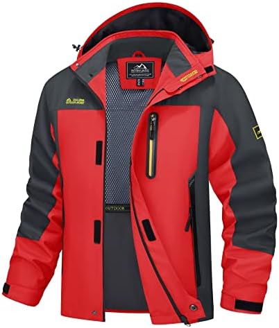 MAGCOMSEN Men's Rain Jacket Lightweight Windbreaker Fishing Raincoat by MAGCOMSEN
