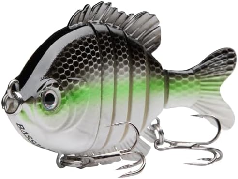 BASSDASH SwimPanfish Multi Jointed Bluegill Bass Fishing Lure Swimbaits by Bassdash