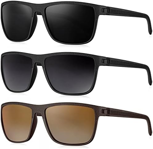 KALIYADI Polarized Sunglasses for Men, Lightweight Sun Glasses with UV Protection for Driving Fishing Golf by KALIYADI