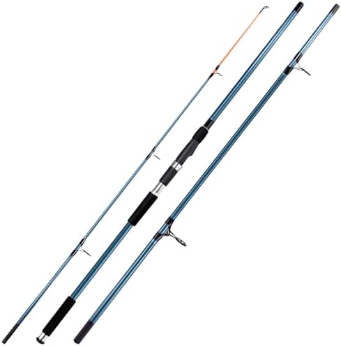 Dr.Fish Spinning Fishing Rod for Surf Fishing, Hard Power, Extra Fast, 3 Section Carbon Fiber Stainless Steel Guide EVA Grip Surf Casting Saltwater Fishing Pole Beach Trolling by DrFish