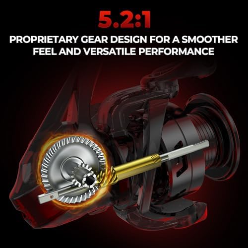 KastKing Royale Legend Spinning Fishing Reels, Available in 5.2:1 and 6.2:1 - Image 4