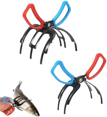 3 Claw Fish Gripper, 2026 New Multifunctional Metal Fishing Pliers Gripper, Non-Slip Fish Grabber Tool, Lightweight Fishing Accessories for Catch and Release by Lyngvio