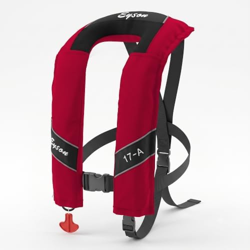 Automatic Inflatable Life Jacket, Preserver PFD for Kids,Life Vest for Kid,Supports Weight up to 160 pounds(YSH725) by NAUTISHIELD