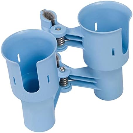 ROBOCUP, Light Blue EZ-Spring, Updated Version, Best Cup Holder for Drinks, Fishing Rod/Pole, Boat, Beach Chair, Golf Cart, Wheelchair, Walker, Drum Sticks, Microphone Stand - Image 6