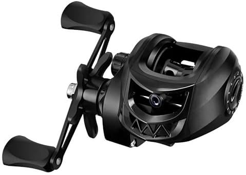 Metal + Nylon Baitcasting Reel - 7.2:1 High-Speed, Metal Spool, Dual Magnetic Brake, 8kg Drag, Long-Casting Anti-Backlash Lure Reel for Bass & Multi-Species Fishing by Unknown