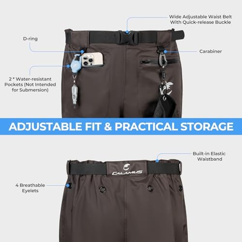 Calamus WaveWalker Waist Waders with Boots, Hip Waders for Men - Image 5
