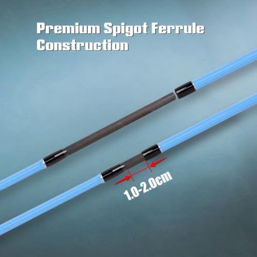 Fiblink Travel Fishing Rod,Spinning Rod & Casting Rod 5'6"/6'/6'6"/7'/7'6" - Image 3