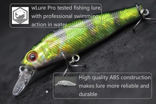 Minnow Crankbait for Bass Fishing Bass Lure Jerkbait Fishing Lures and Tackle Box - Image 6
