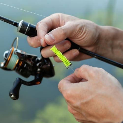 Soulchen Dip Bait Worms for Catfish Soft Swimming Lures for Catfish with Trident Hook Plastic Swim Baits Freshwater/Saltwater Plastic Swimming Lures - Image 6