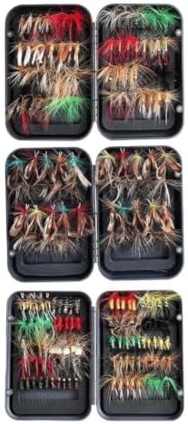Fly Fishing Hooks Set 40PCS Hand-Tied Lures Trout Bass(77g, Pack Of 100) - Image 4