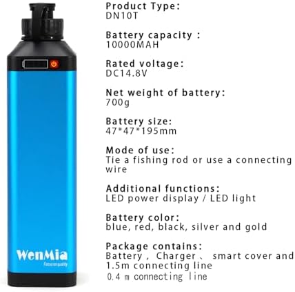 Electric Fishing Reel Battery 14.8V 10000mAh - Image 4