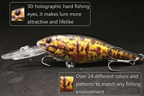 Minnow Crankbait for Bass Fishing Bass Lure Jerkbait Fishing Lures and Tackle Box - Image 4