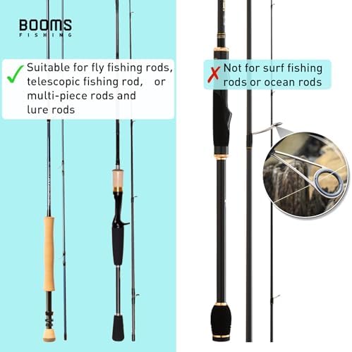 Booms Fishing PB3 5.4ft~6ft Fishing Rod Case, Portable Folded Fishing Pole Case with Two-Way Zippers, 0.6ft Extended Design Fishing Rod Bag, Fit for 2~3 Fishing Poles, 64"~72" - Image 4