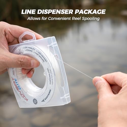 KastKing Kovert 100% Fluorocarbon Fishing Line - Clear Fishing Leader - Image 2