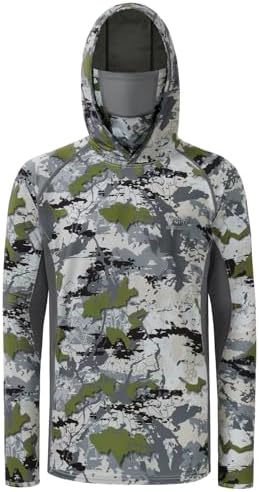 BASSDASH Men's UPF 50+ Camo Long Sleeve Hunting Fishing Hoodie Shirt - Image 6