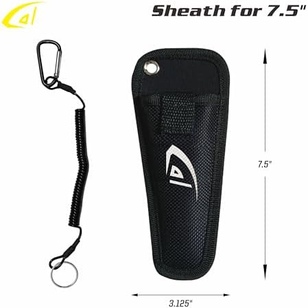 danco 7.5-Inch Aluminum Center Cutter Fishing Pliers with Sheath and Lock - Image 3