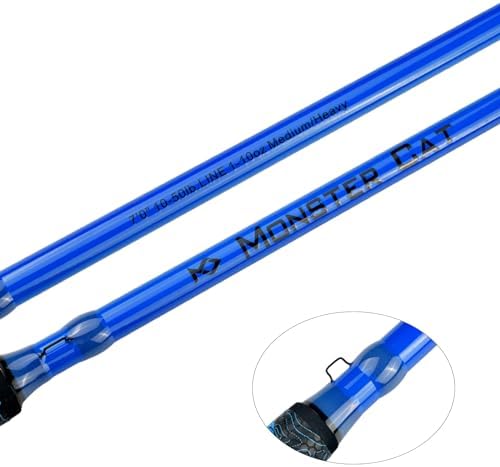 Monster Catfish Casting Rod, 7' MH Glow-in-Dark 1-Piece - Image 2