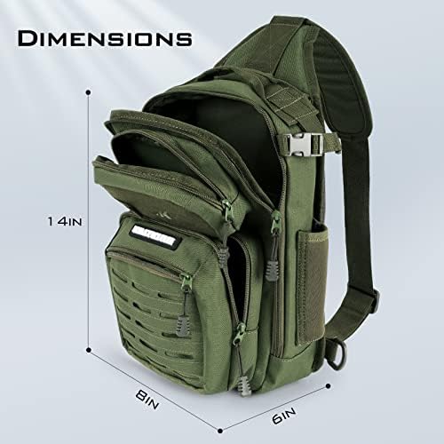 KastKing Blowbak Fishing Sling Bag, Fishing Backpack with Rod Holder - Image 4