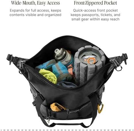 Eagle Creek Migrate Tote Bag - Travel Tote with Expandable Capacity, Shoulder Straps Multiple Carry Options - Image 4