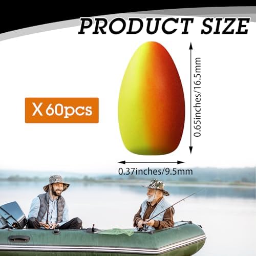 Skylety 60 Pcs Pompano rig Float Foam - Image 2