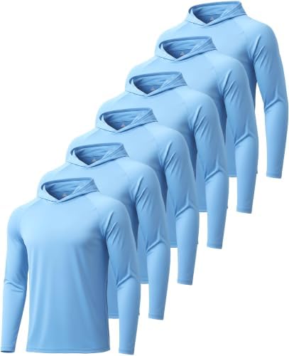 ZITY Men's Lightweight Pullover Hoodie UPF 50+ Fishing Shirts Sweatshirt by ZITY