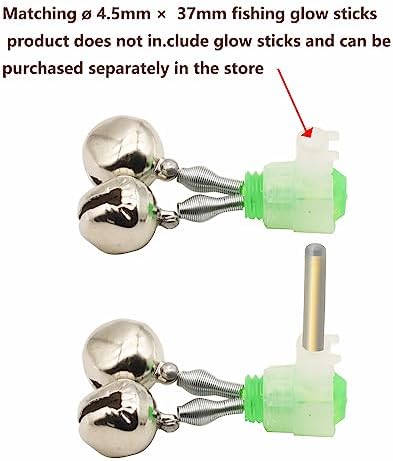 40PCS Fishing Bells Clip-On Rod Tip for Catfish Surf Poles - Image 2