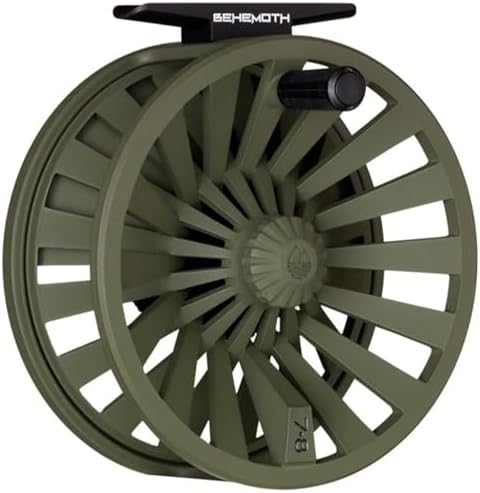 Redington Behemoth Fly Reel – Heavy-Duty Carbon Drag, Large Arbor, Die-Cast Frame & Deep V-Spool – Freshwater & Saltwater Fly Fishing Reel for Trout, Bass, Salmon & Big Game - Image 2