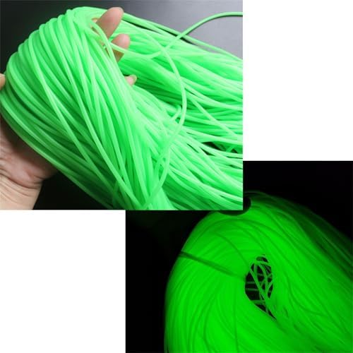 Luminous Tube 0.8/1/1.2/1.5/1.8/2mm Fishing Hook Line Tubing Silicone Glow Pipe Glow Tube Sleeves Glow in Dark Tubing - Image 3