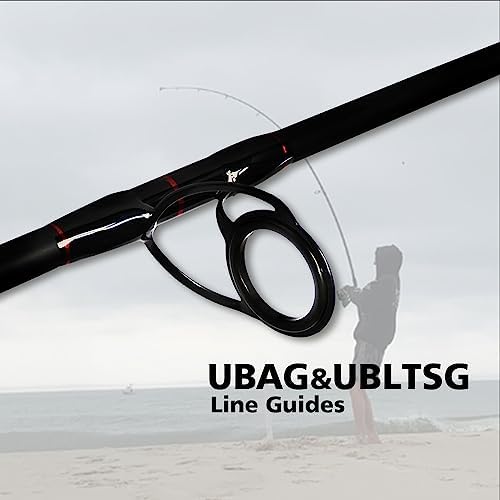 Fiblink Surf Spinning Fishing Rod 2-Piece/4-Piece Graphite Travel Fishing Rod - Image 3