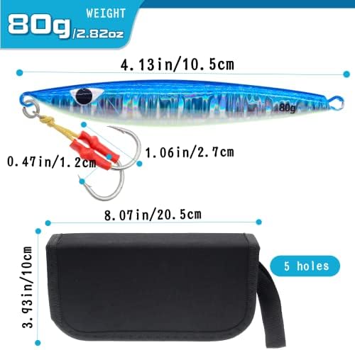 5pcs Fishing Jigs Saltwater Fishing Lures - Image 3