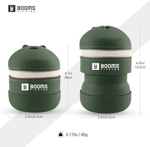 Booms Fishing Portable Trash Pouch: Silicone Expandable & Collapsible Fishing Line Waste Cantainer - ST2 Eco-Friendly Reusable Garbage Holder for Fishing, Hiking, Camping & Outdoor Activities - Image 6