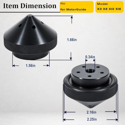 Eliminator Trolling Motor Prop Nut Custom Fit for MotorGuide X3 X5 XI3 XI5 - Image 6