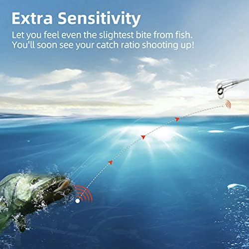 RUNCL Fluorocarbon Fishing Line, PowerFluoro Clear Ice Fishing Leader Line - Virtually Invisible, Faster Sinking, Extra Sensitivity, 300/500/1000yds, 5-32lb Break Strength, Fishing Gifts - Image 5