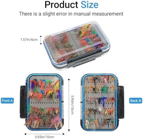 Fly Fishing Kit, Handcrafted Dry Wet Flies with Realistic Lure Design Ready - Image 2