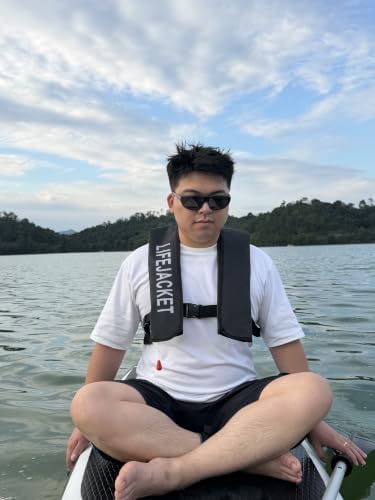 Adult Automatic Inflatable Kayak Vest PFD,Water Sports Vest for Boating Fishing Kayaking SUP Paddleboarding（fit Weight Below 330 lbs） - Image 3