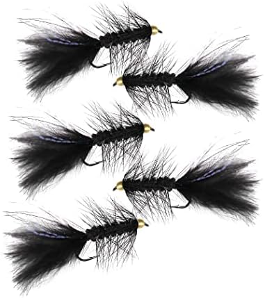 10Pcs Wooly Bugger Fly Fishing Flies for Trout, Bass and Salmon-Streamer Assortment Wet Flies - Image 4