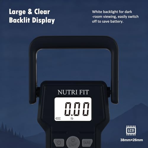 NUTRI FIT Luggage Weight Scale 110lb Hanging Luggage Scale for Suitcase - Image 4