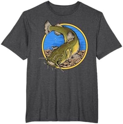 Flathead Catfish Fishing T-Shirt by Hunting+%26+Fishing+Merch