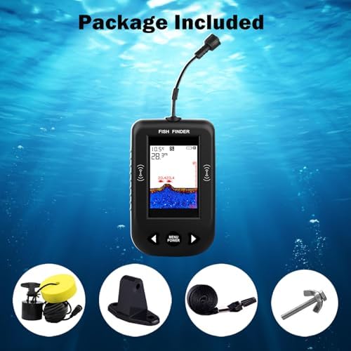 Kayak Portable Fish Finder Wired Handheld Fish Depth Finder Boat Fishfinder - Image 7