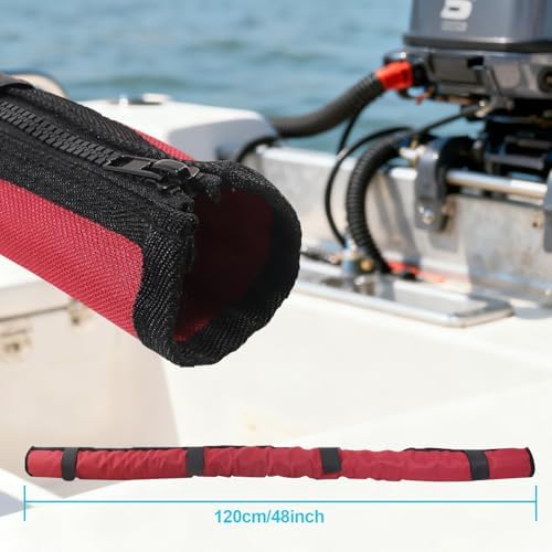 48" Trolling Motor Cable Sleeve - Wire Cover for Boat - Image 6