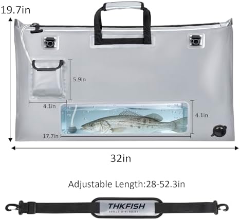 THKFISH Fish Tournament Weigh in Bag for Bass Fishing with Leakproof Zipper - Image 6