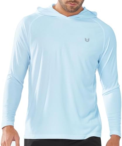 NORTHYARD Men's Sun Hoodie Long Sleeve Fishing Shirts UPF 50+ Rash Guard by NORTHYARD