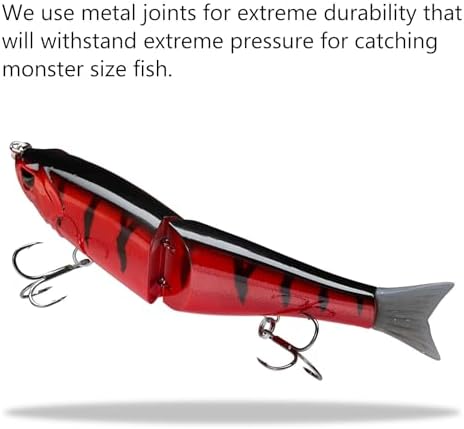 Bassdash SwimShad Glide Baits Jointed Swimbait Bass Pike Salmon Trout Muskie Fishing Lure - Image 5