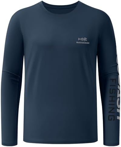 BASSDASH Fishing T Shirts for Men UV Sun Protection UPF 50+ Long Sleeve Tee T-Shirt - Image 4