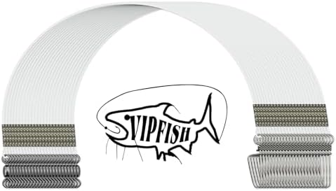Fishing Fluorocarbon Leader with Crane Swivel and Snaps - Heavy Duty 20-80lb Fluorocarbon Leader Connects Lures, Bait, or Hooks for Saltwater & Freshwater Fishing by VipfishFishing