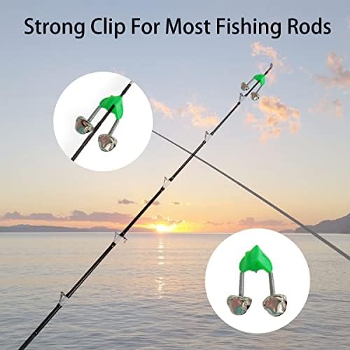 20 Pcs Plastic Fishing Rod Alarm Bell, Fishing Bells,Fishing Rod Bells,Plastic Fishing Bell Clips,Fishing Bells, Bells Fishing, Fishing Bells for Rods Clip, for All Kinds of Sea Rod - Image 4