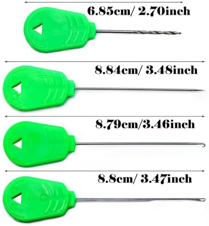 9KM DWLIFE Carp Fishing Baiting Needle Kit, Hair Rig Tools for DIY Rigs - Image 4